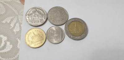 monede thailanda 5 buc. foto