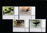 Cook Islands 2014-Fauna,WWF,Pasari,serie (partea I) 4 val.dant.,colt coala, Nestampilat