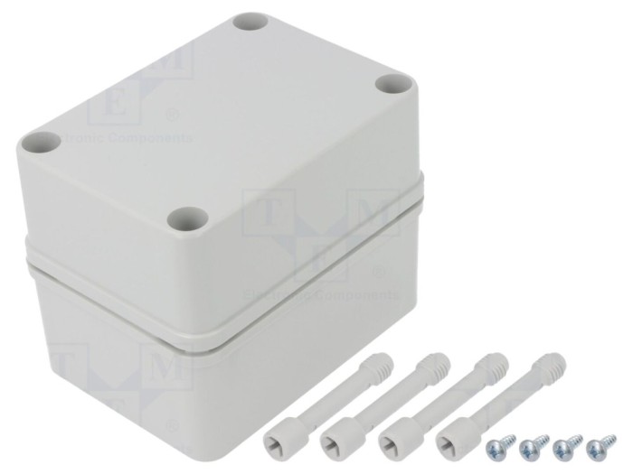 Carcasă universală ABS gri IP67