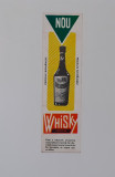 Semn De Carte Calendar 1973 - Reclama La Whisky Romanesc Anii &#039;70 (Raritate)