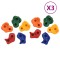 vidaXL Pietre de cățărat, 30 buc., multicolor, PE