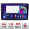 Navigatie Skoda Fabia 2 2009-2014 Android Ecran QLED octa core 4+64 carplay android auto KIT-fabia2+EDT-E310V3 CarStore Technology