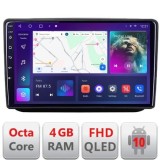 Navigatie Skoda Fabia 2 2009-2014 Android Ecran QLED octa core 4+64 carplay android auto KIT-fabia2+EDT-E310V3 CarStore Technology