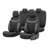 Set huse scaune auto Otom Individual Design 202 cu cusatura Airbag certificata, compatibile cu majoritatea scaunelor si banchetelor fractionate