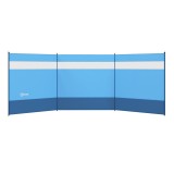 Outsunny Paravent brise-vent de camping portabil pliabil cu sac de transport și st&acirc;lpi &icirc;n oțel dim. 440 cm x 140 cm albastru | Aosom Romania