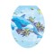 Capac pentru WC cu burete, Delfin Abstract, KY721, 400 x 360 mm