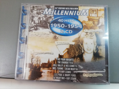 Millennium 40 Hits 1950-1954 - 2CD - Selectiuni - (1998/EMI/UK) - CD/Nou-Sigilat foto