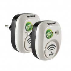 Alarma electrica anti rozatoare, ultrasunete, raza 30 mp, set 2 bucati foto