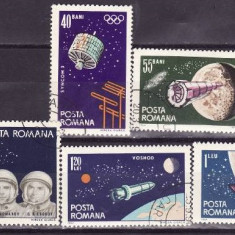 C3308 - Romania 1965 - Cosmos 6v.stampilat CTO