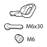 Set maner pentru suportul de biciclete Menabo Alcor