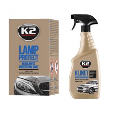 Pachet lac protectie cu aplicator K2 pentru faruri 10 ml + degresant K2 cu pulverizator pentru caroserie 750ml