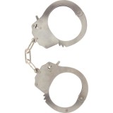 Toyjoy-Cătușe Metalice pentru &Icirc;ncheieturi Unite prin Lanț Cromat