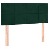 Cumpara ieftin Tablie de pat, verde inchis, 80x5x78/88 cm, catifea