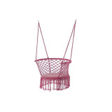 Leagan tip scaun, cu perna, roz, max 150 kg, 80x60x120 cm, Rivo, MERCATON