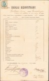 A1834 Certificat școlar, 1894, Oravița