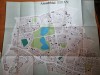 Bucuresti-harta ansamblul cartierului titan-din anii &#039;80 - dimesiuni 50/47 cm