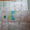 Bucuresti-harta ansamblul cartierului titan-din anii &#039;80 - dimesiuni 50/47 cm