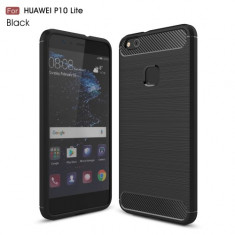 Husa Huawei P10 Lite - Carbon Brushed Black foto