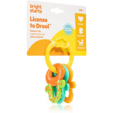 Bright Starts Teether &amp; Rattle jucărie zornăitoare pentru dentiție 3m+ 1 buc