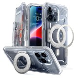 Husa pentru iphone 15 pro, unicorn beetle pro, supcase, protec&Egrave;ie anti&Egrave;oc, magsafe, clear