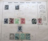Lot Timbre Clasice Rom&acirc;nia 1908-1911 - Regatul Rom&acirc;niei, Regele Carol I, Timbre de Taxă de Plată - Ștampilate -GB