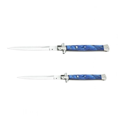 Set doua bricege automate Blue Marble, lamă stiletto, 33 cm / 23 cm foto