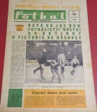 Revista FOTBAL - nr. 43 (23.03.1967) ROMANIA - FRANTA