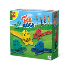 Joc de exterior - Cursa cu oua de dinozauri