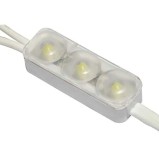 Modul LED 220V AC, 3 LED SMD3030, 1W, 110 lm, IP68, 6500K alb rece, 165 , pentru exterior si reclame