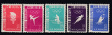 ROMANIA 1956 LP 422 JOCURILE OLIMPICE MELBOURNE SERIE MNH, Nestampilat