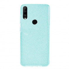 Husa Huawei P30 Lite Sclipici Albastru Silicon foto