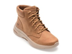 Ghete SKECHERS maro, GO WALK ARCH FIT 2.0, din material textil