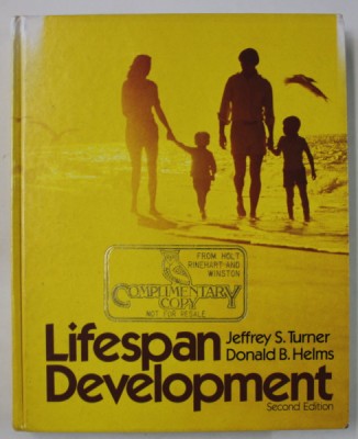 LIFESPAN DEVELOPMENT by JEFFREY S. TURNER and DONALD B. HELMS , 1983 foto