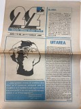 Revista 22 nr. 29 Almanah 1990 16 pagini format 42x30 cm romana stare buna coperti brosate