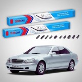 Cumpara ieftin Ștergătoare Mercedes-Benz Clasa S W220 1998-2000 | Set Față Flat &ndash; TeamCar&reg;