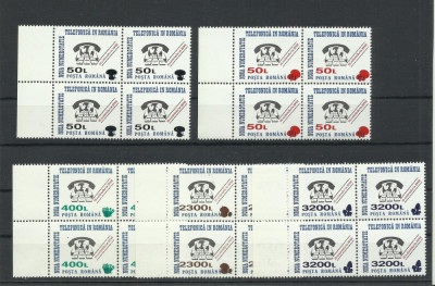 Romania MNH 1999 - Noua numerotatie telefonica (supratipar ciuperci) - LP 1476X4 foto