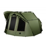Cort Delphin YURTA NEO ClimaControl, 380x310x180cm, Verde, Impermeabil, Spatios, Aerisire, Sistem ClimaControl, Inclus Folie