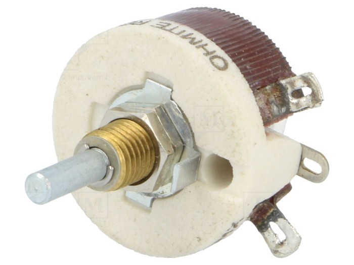 Rezistor axial 75&Omega; 12.5W bobinat