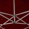 Cort de petrecere pliabil cu pere?i, ro?u vin, 3x3 m, aluminiu