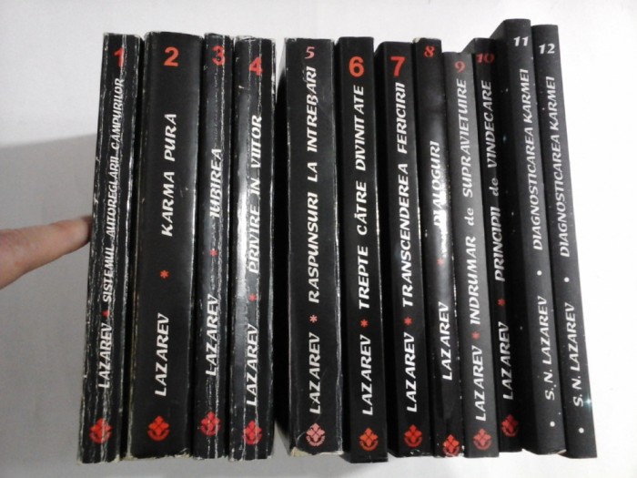 DIAGNOSTICAREA KARMEI - Serghei Nikolaevici LAZAREV - 12 volume ( serie completa )