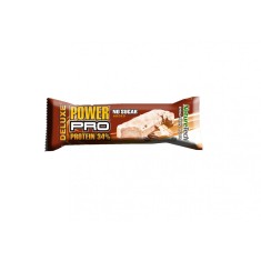 Baton energizat POWER PRO DELUXE 34% proteina, FARA ZAHAR MOCCA 80g NATURE TECH