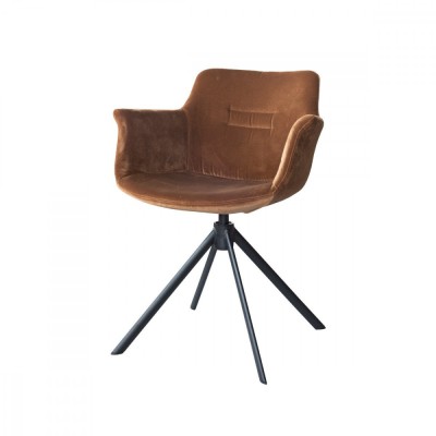 Scaun de living modern din catifea ✔ model MARA foto