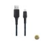 Cablu Date si Incarcare USB-A - Lightning Goui Tough 18W 1.5m Bleumarin G-LC15-8PINBK
