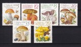 Serie Completă 6 Timbre DDR 1980 Ciuperci Comestibile Europene Neștampilat - A003