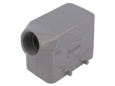 Conector carcasă Han B 10B pe cablu foto