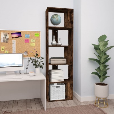vidaXL Bibliotecă, stejar fumuriu, 45x24x160 cm, lemn compozit 826375 foto