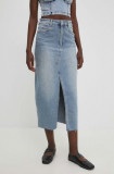 Answear Lab fusta jeans maxi, drept