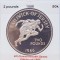 84 Jersey 2 Pounds 1986 Elizabeth II (Commonwealth Games) km 67 proof argint