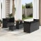 vidaXL Set de canapele pentru grădină 8 pcs Negru 90 x 55 x 71 cm 3363379