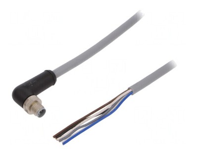 Cablu de conectare M12 unghi 3m IP67 foto
